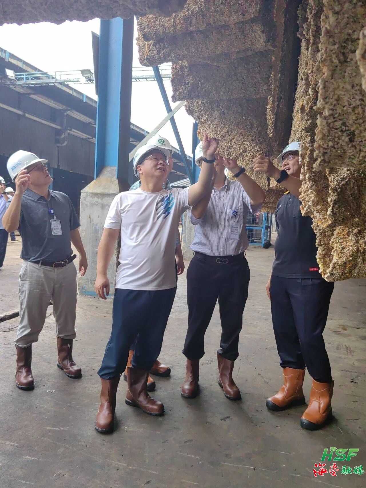 包洪文一行调研合盛农业SGO加工厂。。。。。。。